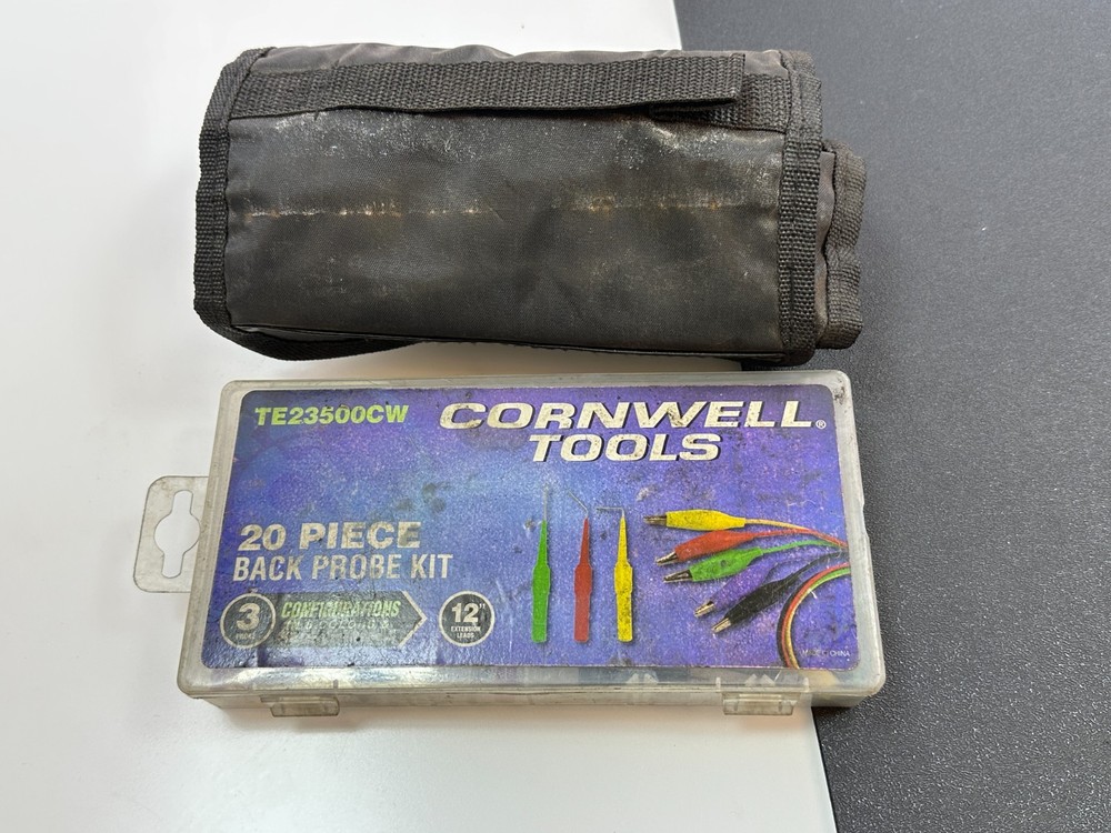 Cornwell Tools TE23500CW Back Probe Kit Set with Lead / Test Accessory Roll