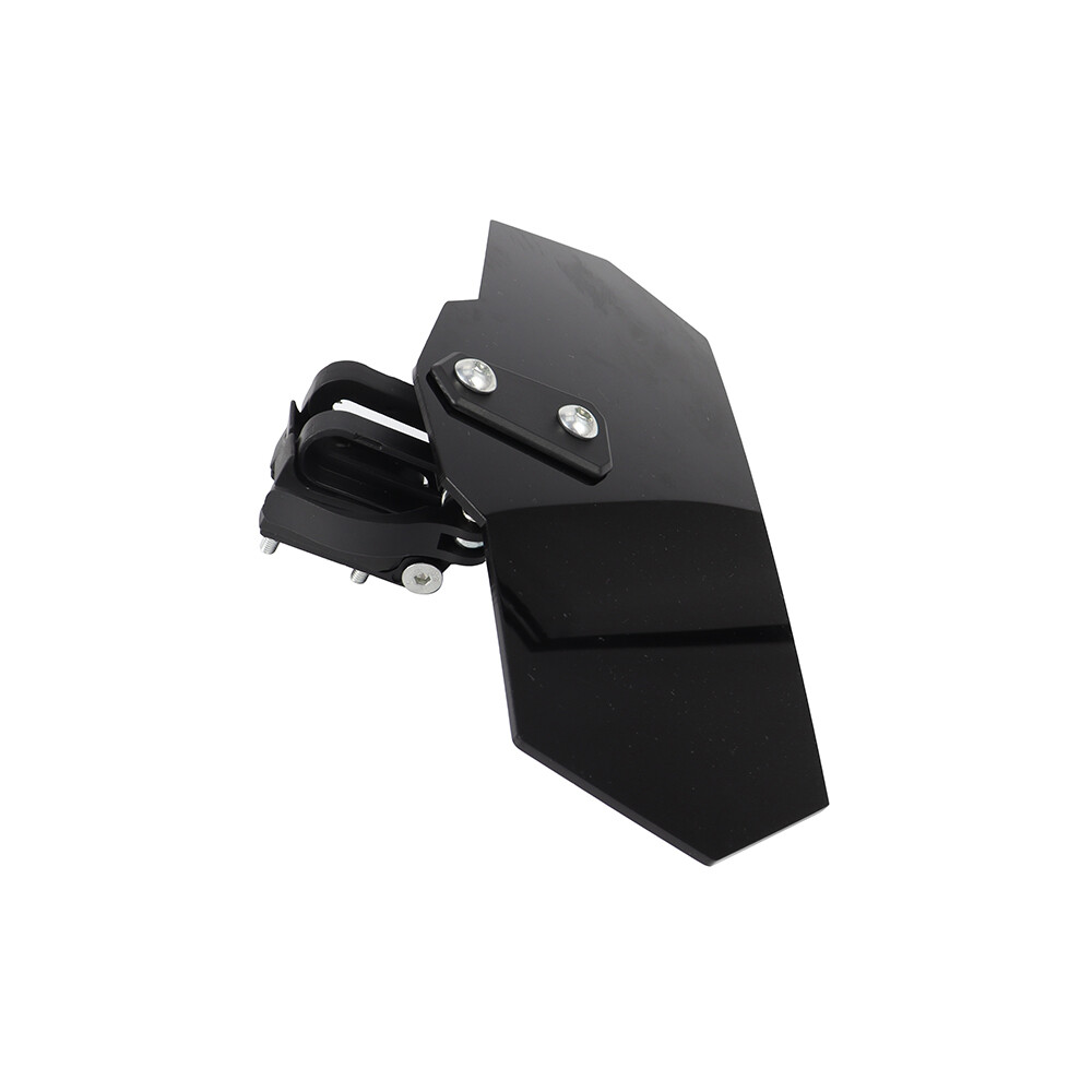1× Clip On Windshield Extension Spoiler Wind Deflector For Motorcycle Adjustable