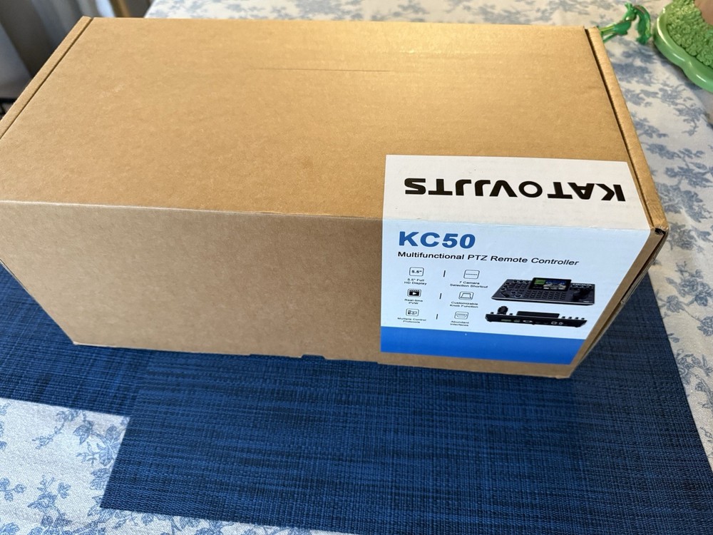 Katovjjts KC50 PTZ Remote Controller Camera with Preview, 4K UHD Input/Output