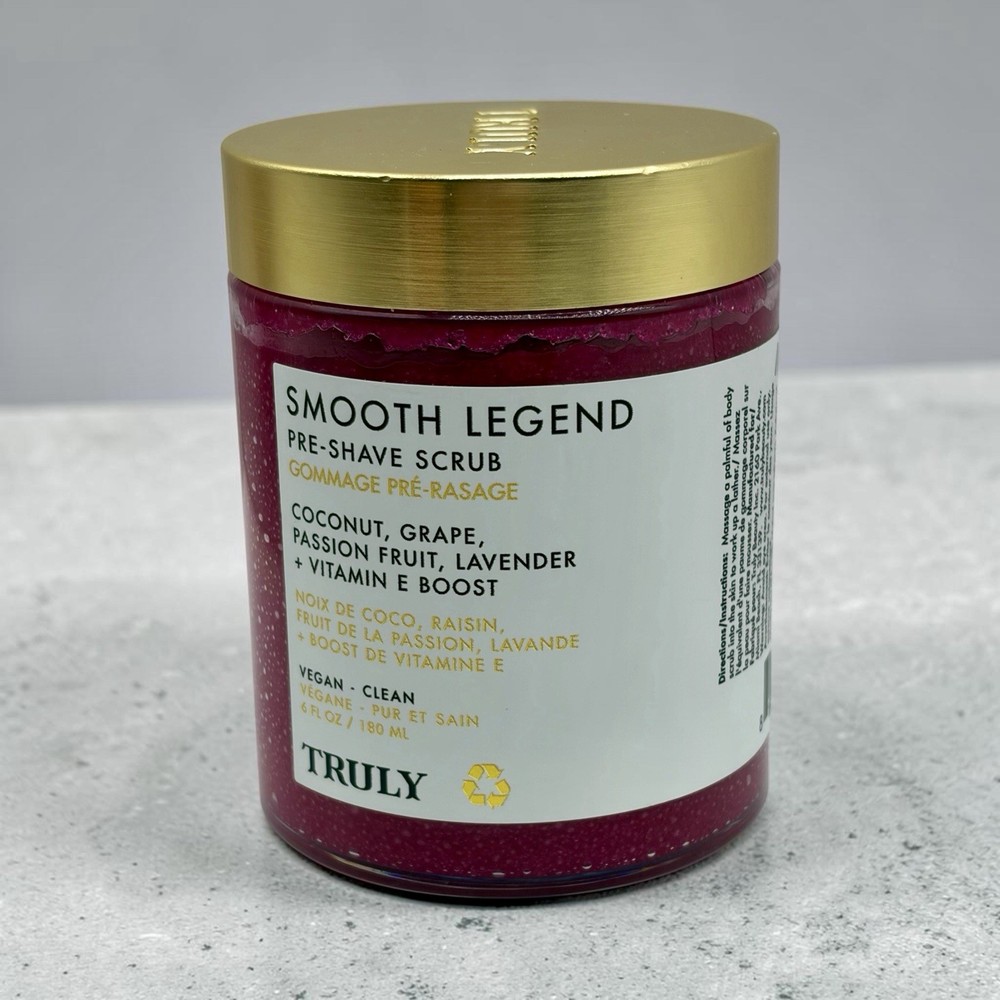 Truly Smooth Legend Pre-Shave Scrub, 6oz