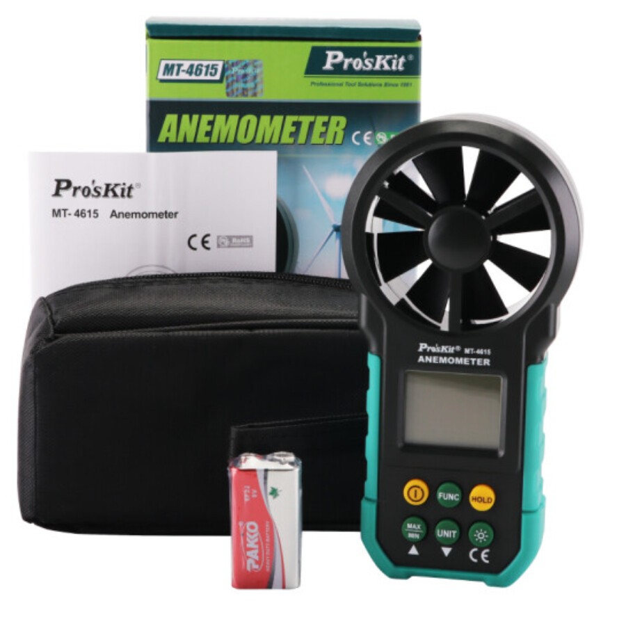 Pro'sKit MT-4615-C Anemometer Anemometer Airflow Meter