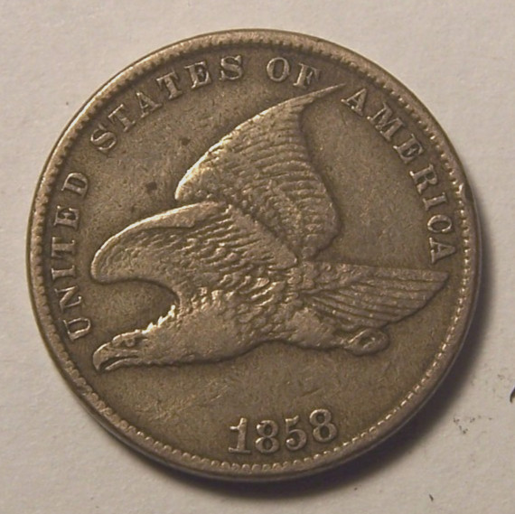 1858 Flying Eagle Cent Small Letters