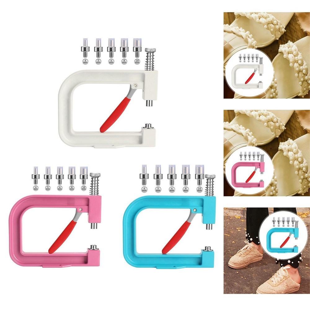 Pearl Setting Machine DIY Project Easy to Use Compact Accessories Beads Punching
