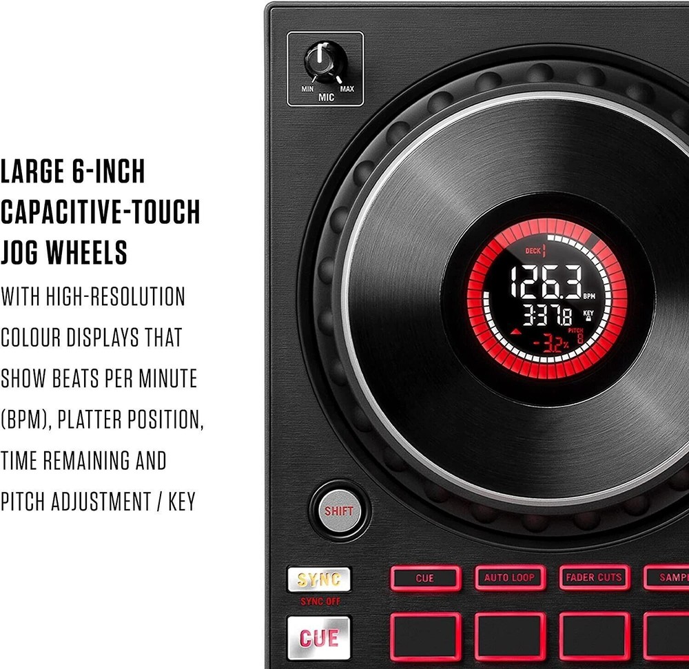 Numark Mixtrack Platinum FX 4-Deck Serato DJ Controller Japan Tabletop 24 Bit