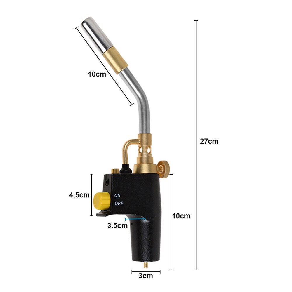 Propane Torch Head Trigger Start Mapp/Map Gas Welding Torch Push Button Igniter
