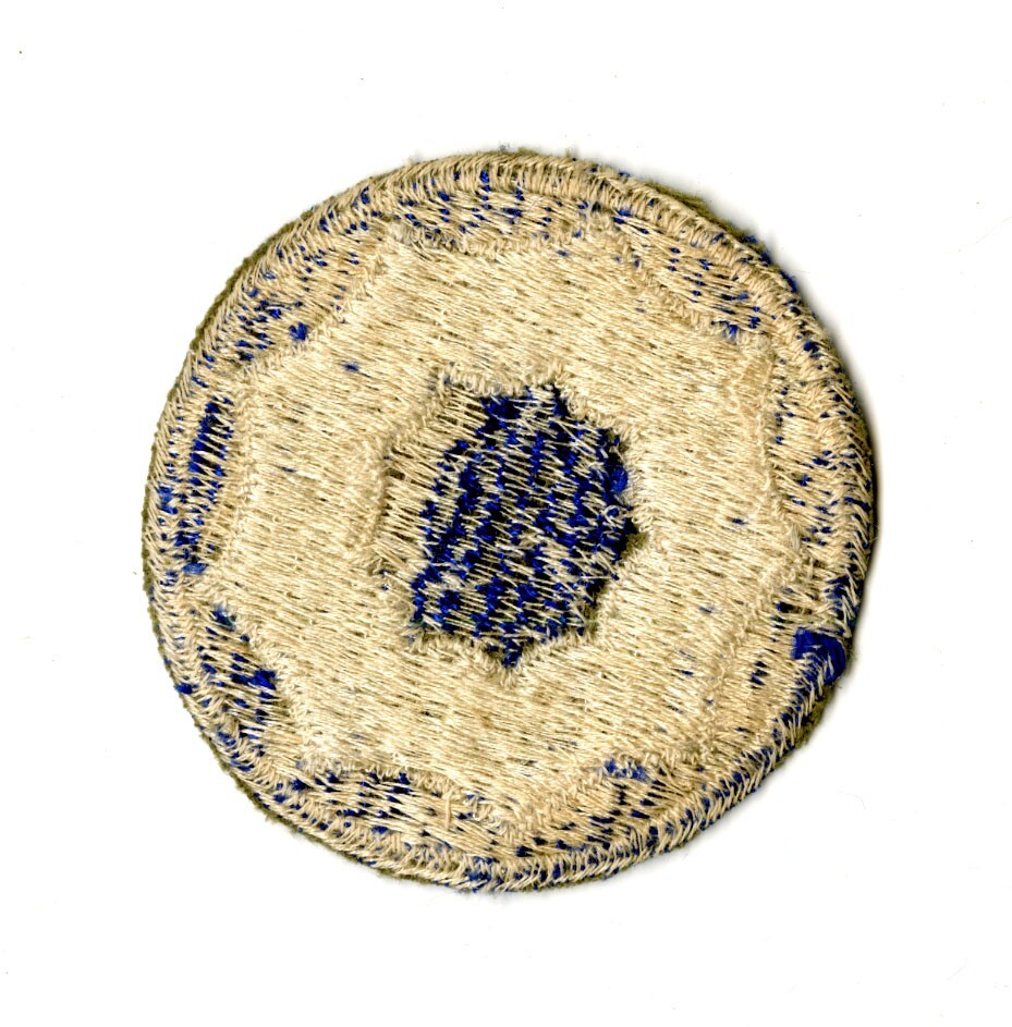 9th Service Command White Back Patch WWII Vintage Pacific Coast California