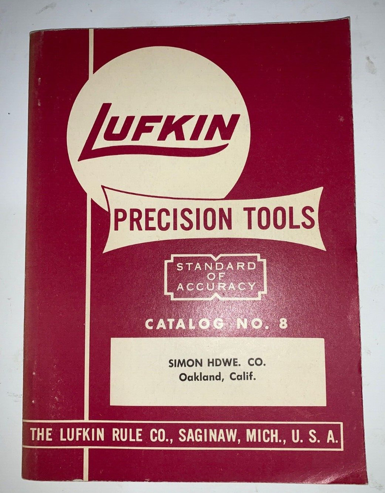 Lufkin Precision Tools Catalog #8