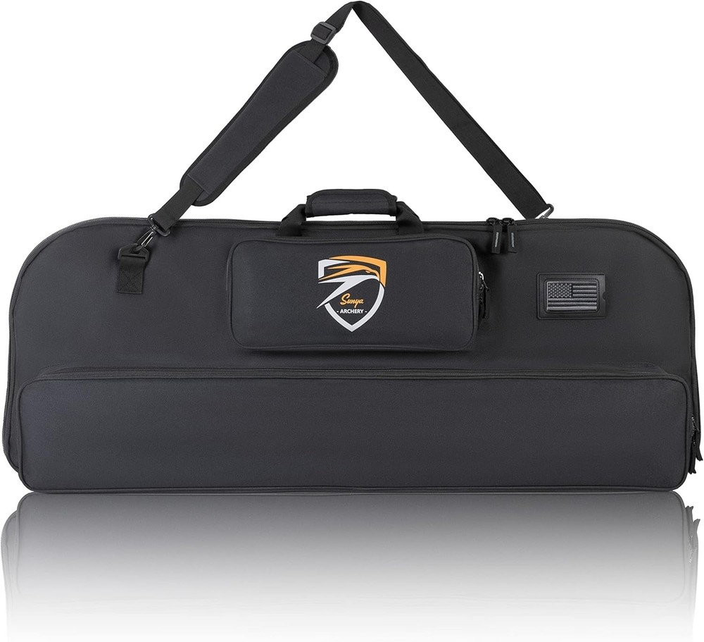 Compound Bow Case with Molle System - Neoprene Bow String Protection & Padded...