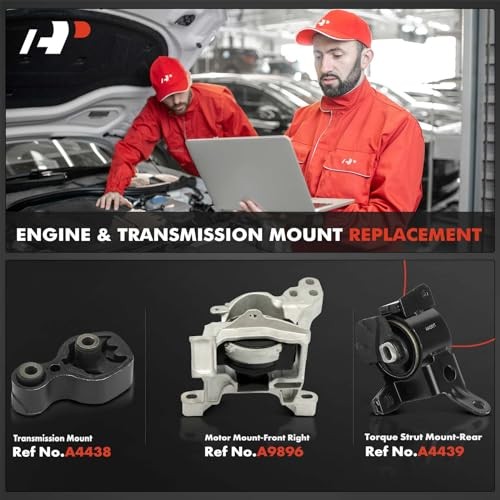 3PCS Engine Motor Mount and Transmission Mount and Torque Strut Mount Set