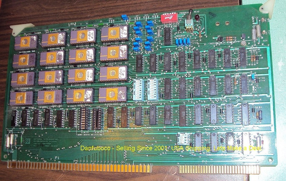 National Semiconductor RMC-660 " 8080 CPU Multibus Computer boots to Rom, 1979