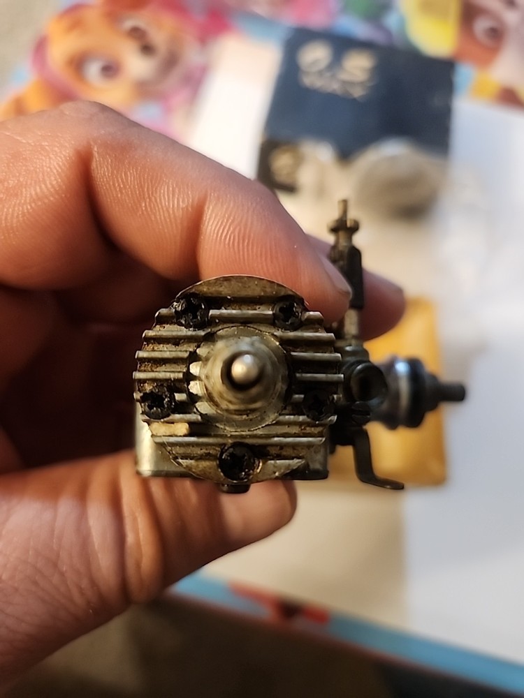 OS Max 10 R/C Model Airplane Glow Engine With Box And Paperwork