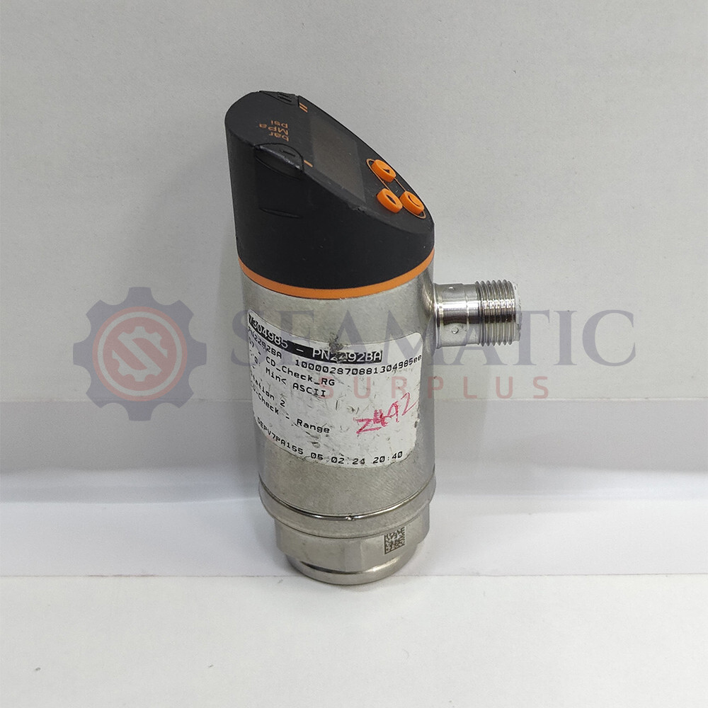 Surplus IFM PN2492- Pressure sensor with display , V#298