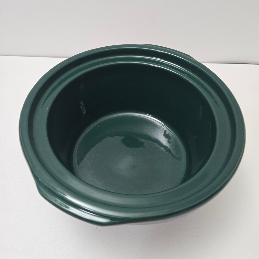 Original Crock Pot Rival 3355 5 qt Quart Replacement Ceramic Bowl Insert Green