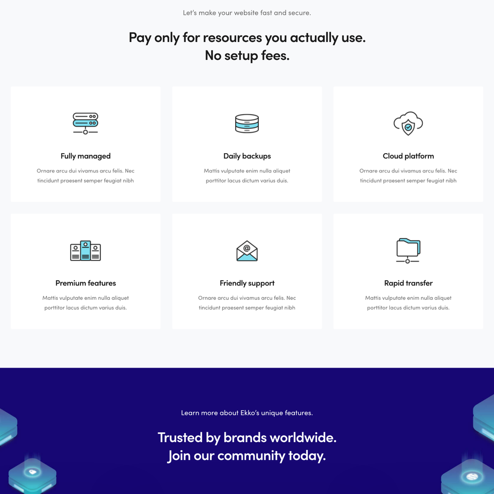 Hosting Service Website Design with Free VPS Web Hosting and Installation