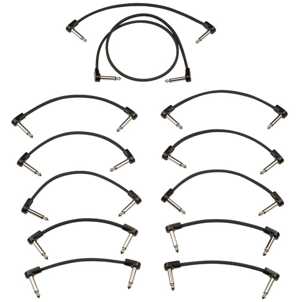 Fender Blockchain™ Patch Cable Kit, Medium, Black