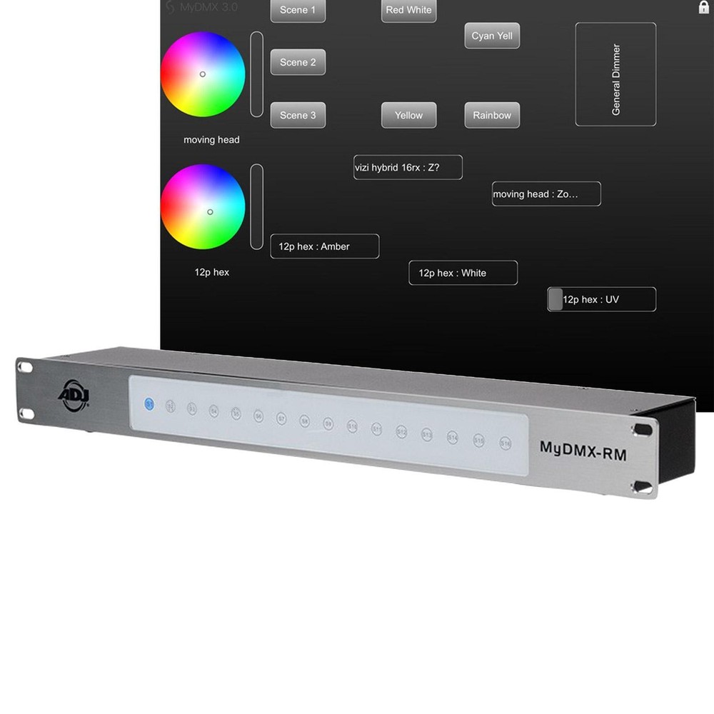 American DJ myDMX 3RM Multi-Platform DMX Control Software/Hardware System Used