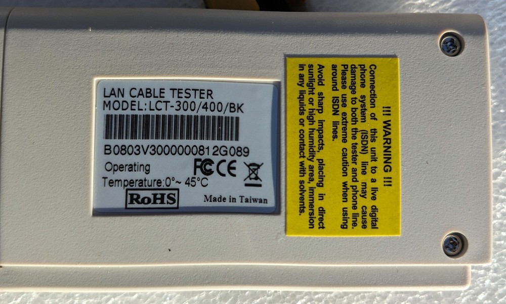 Network Pro: Cat 5/6 Termination Tool Kit Quick Cat Pro w/ LAN Tester, Tracker