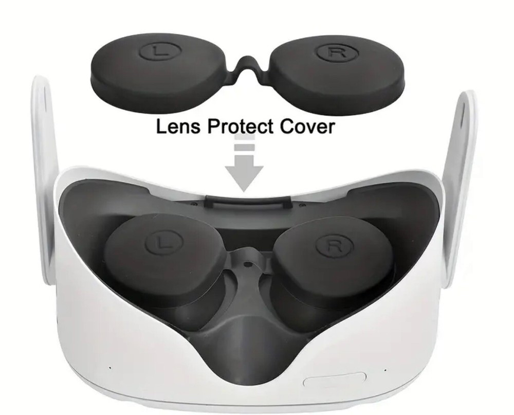 For Meta Quest 2 Lens Protector Silicone Cover