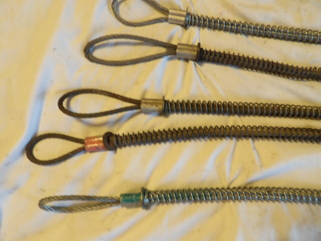 Five 36" Whip Hose Cable Protectors