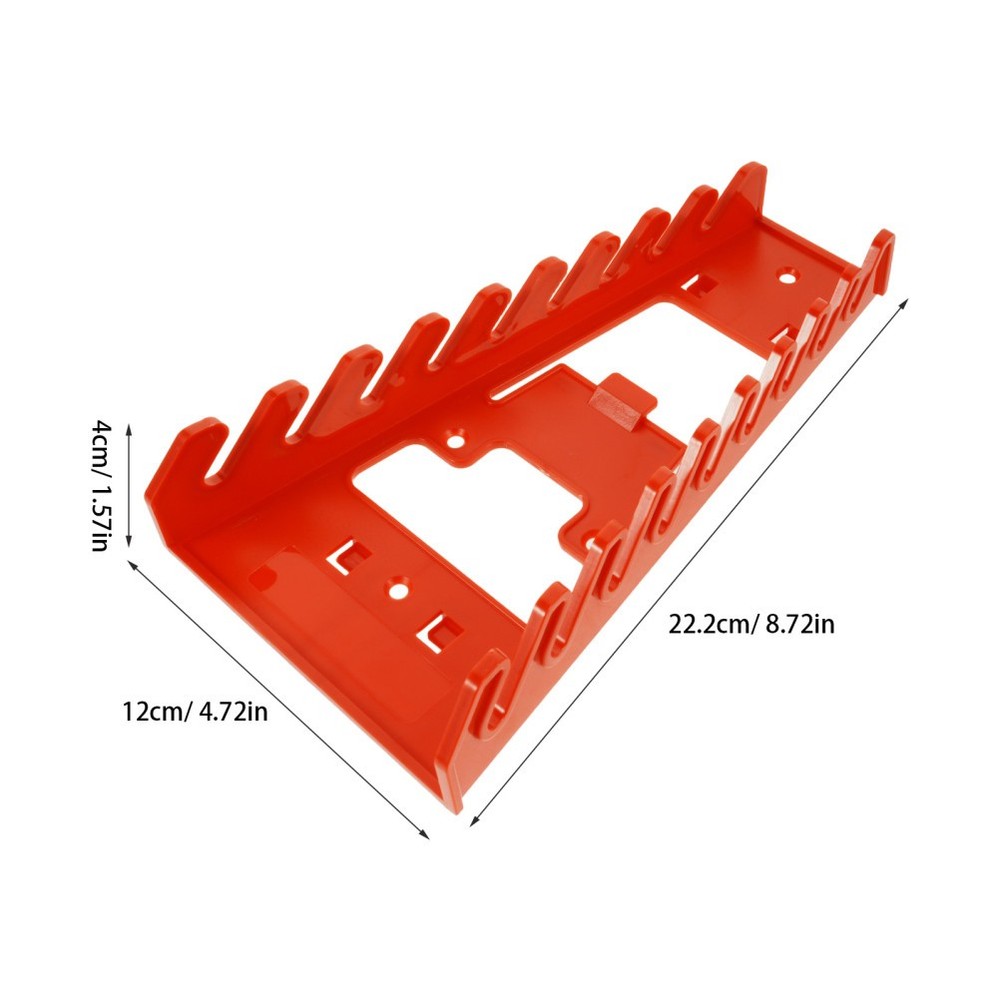 2 Pcs Wrenches Organizer Plastic Wall Mount Tool Holder Pegboard Small