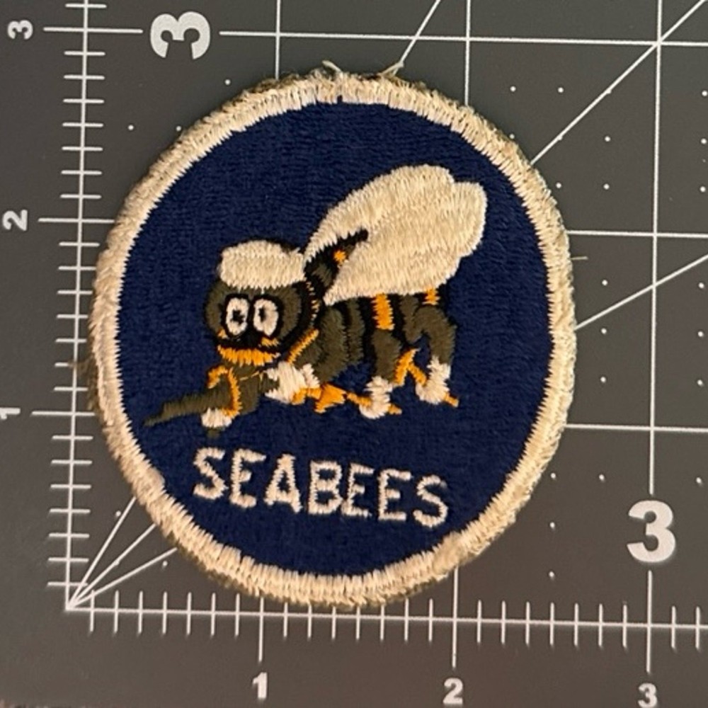 WW2 US Navy Seabees Patch Variant 1 - #1361