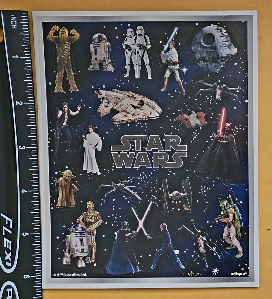 Star Wars Sticker Sheet