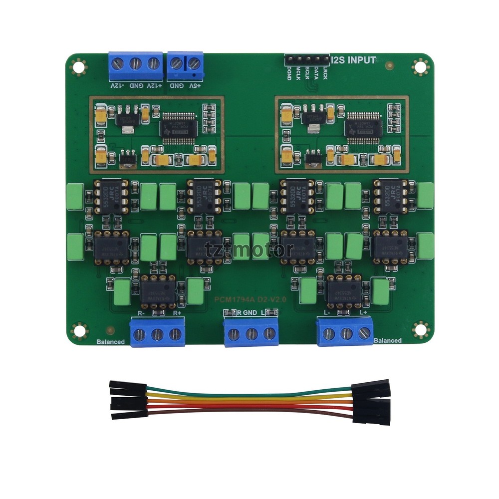 PCM1794A DAC Decoder Board Balanced HiFi Parallel Board 24Bit 192KHz Gold-plated