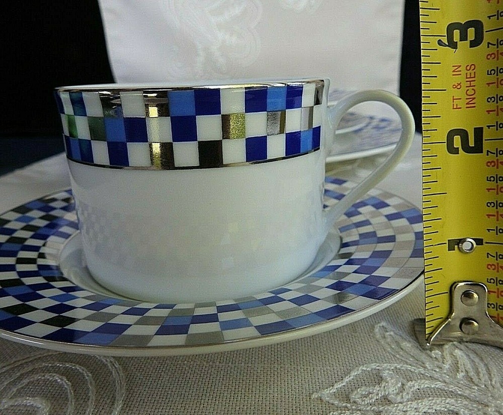 DESIGN GUILD Avalon Blue Place Setting 5 Pieces