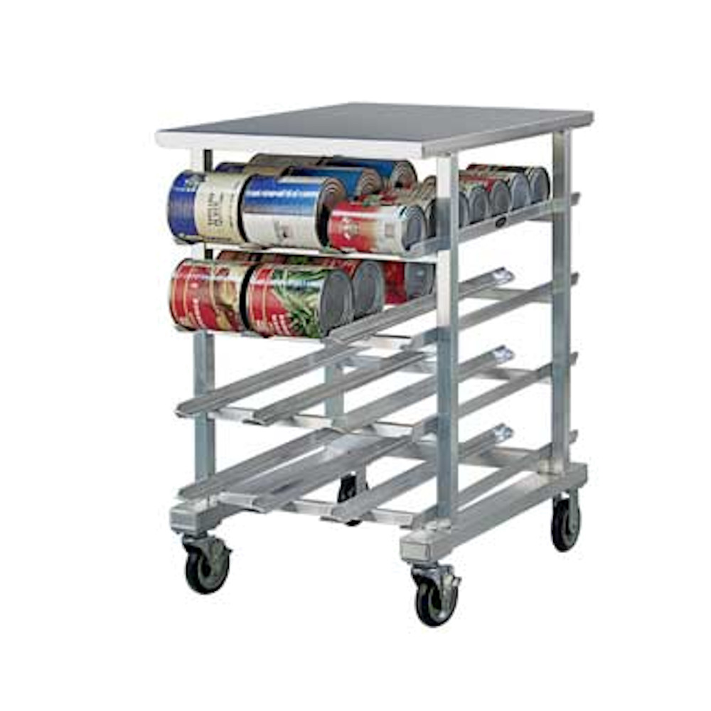 New Age 1225 Mobile 25" Half-Size Can Storage Rack