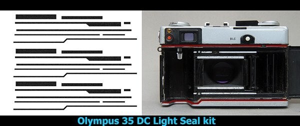 3kit Set Olympus 35DC Camera Light Seal Adhesive Form Replacement from Japan