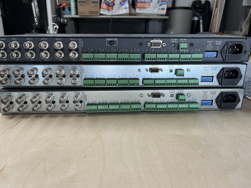 Kramer VS-5x5 Audio Matrix Switcher - 3 Bundle Power Tested