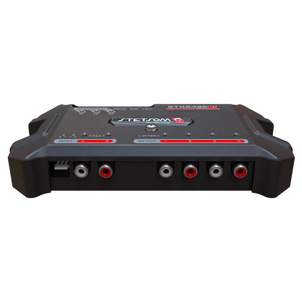 Stetsom STX2436/Digital Audio Processor 2 Channels 4 Way Bluetooth/DSP Crossover