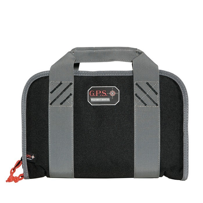 Double Pistol Case w/ Mag Storage & Dump Cup - Black
