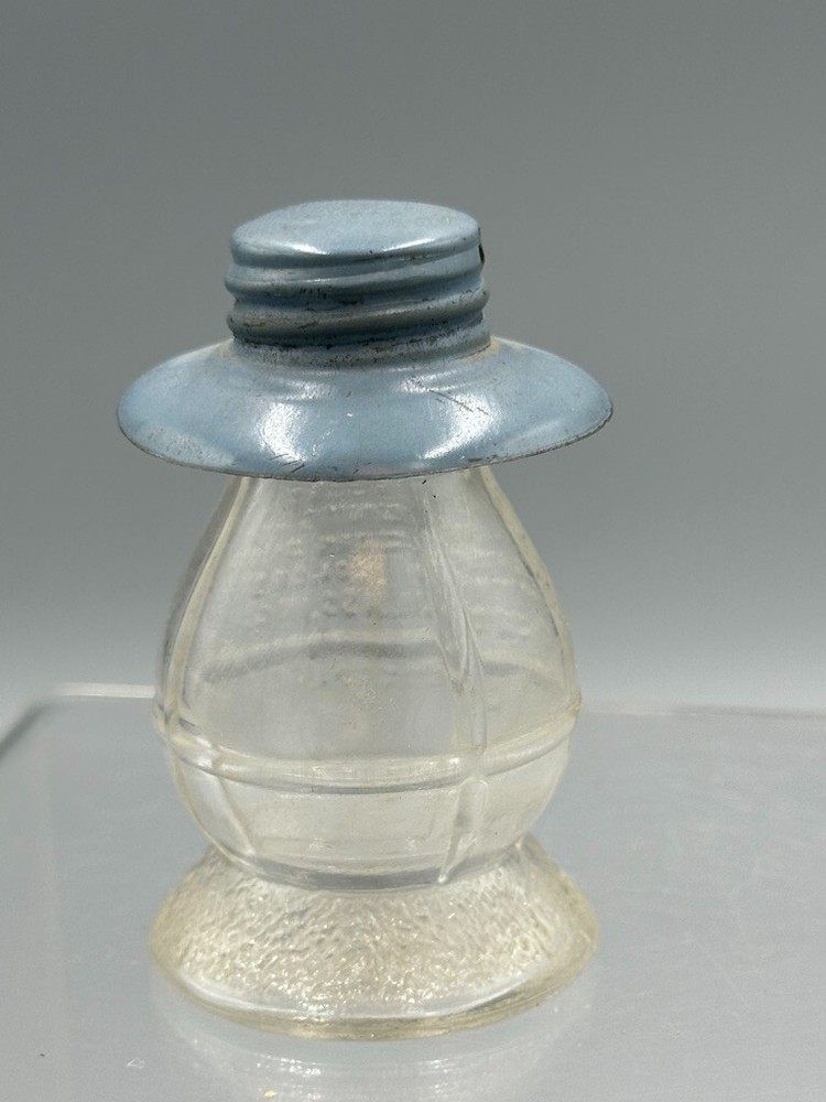 c 1950 LANTERN Victory Glass Co CANDY CONTAINER Antique A&E 393