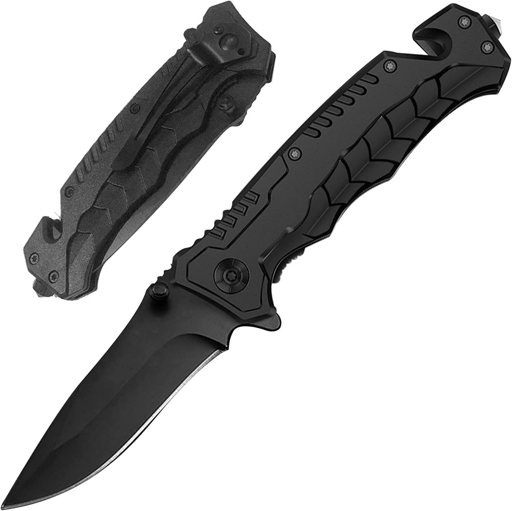 7.9” Tactical Spring Assisted Open Blade Folding Pocket Knife Hunting Knife Tool