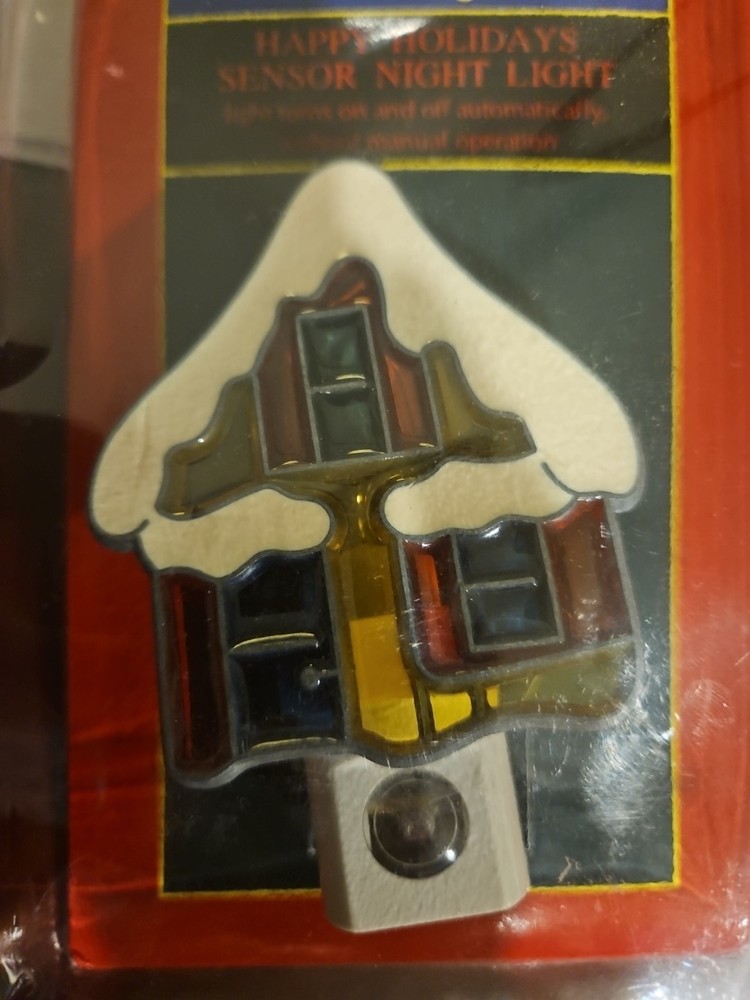 Happy Holidays Sensor Night Light