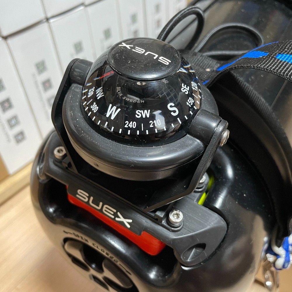 DPV - SILVA c58 compass module with Front handle plate SUEX VRX XJ DPV