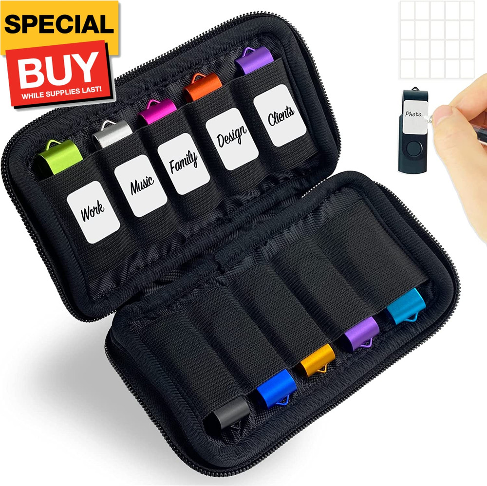 Flash Drive Case USB Storage Case  USB Holder Storage Bag, Electronic Accessorie
