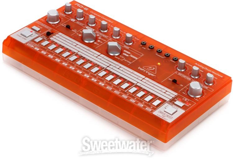 Behringer RD-6-TG Analog Drum Machine - Orange Translucent