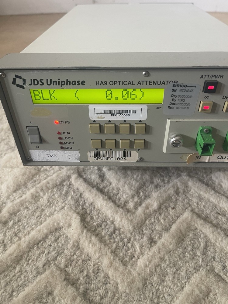 JDS Uniphase HA9 Programmable Optical Attenuator