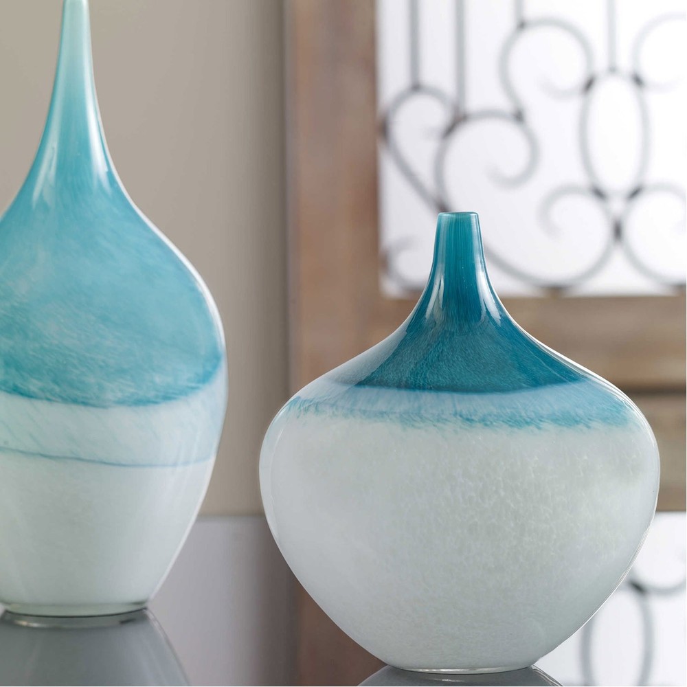 Uttermost 20084 Carlas 15 X 8 inch Vases