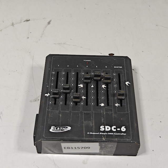 SDC-6 6 Channel DMX Controller - Untested, No Cable
