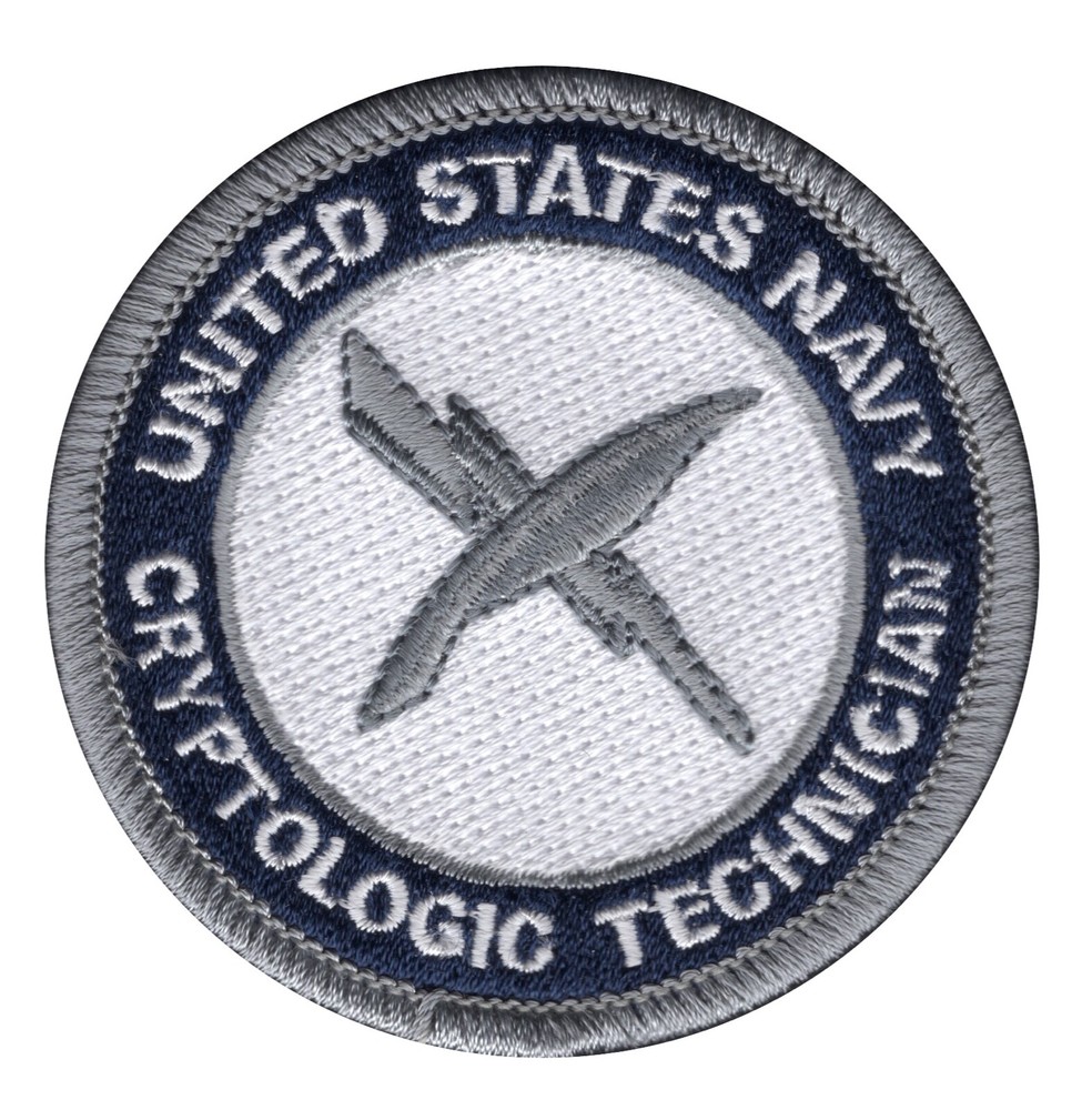 US Navy Cryptologic Technician CT hat Patch