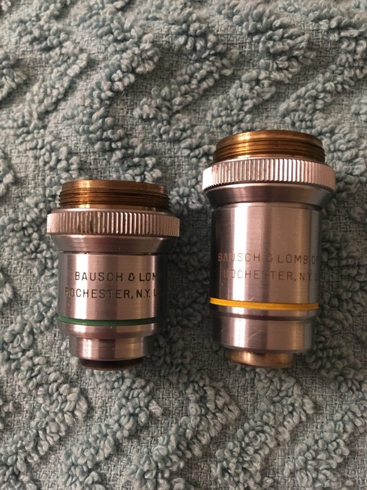 2 Pc Bausch Lomb Objectives 10x/43x
