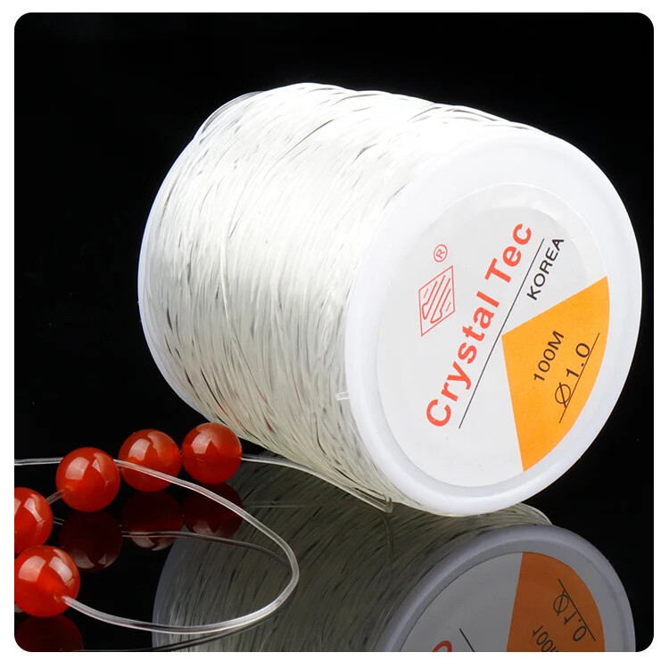 Strong Elastic Crystal Beading Thread Cord Jewelry Making Stretchable Thickness