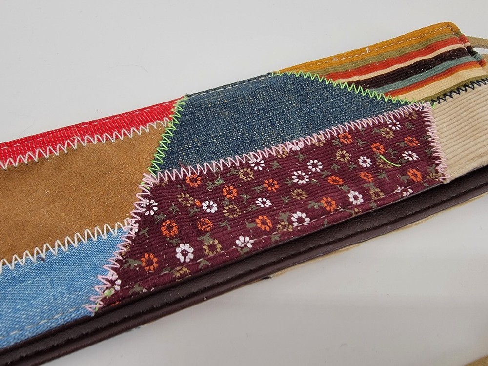Womens No Boundaries Patchwork Belt Boho Style Size M/L