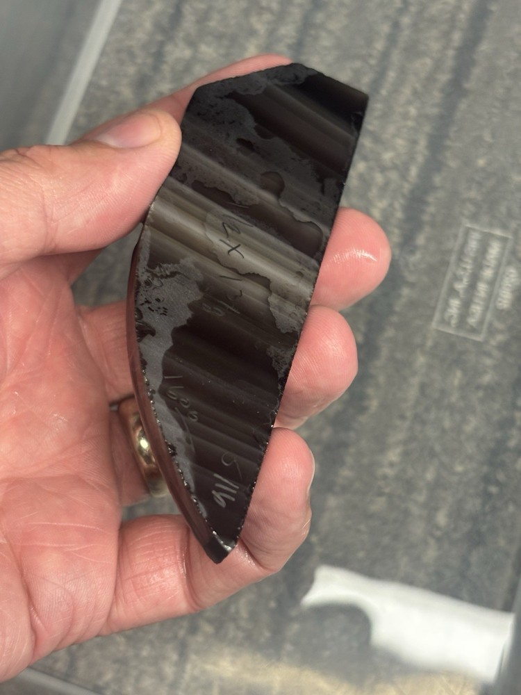 Obsidian Flint Knapping Preforms Blank Knife Blade Preform Rainbow 920