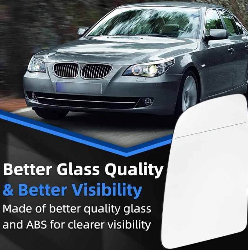 Passenger Side Mirror Replacement for BMW 5 Series E60 E61 2004 2005 2006 2007