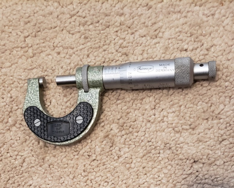 STEINMEYER MICROMETER 0 - 1" GERMANY NICE CONDITION DIN863/1