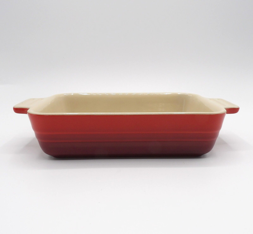CERISE (CHERRY) BY LE CREUSET 7” RECTANGULAR BAKER BAKING DISH NEW